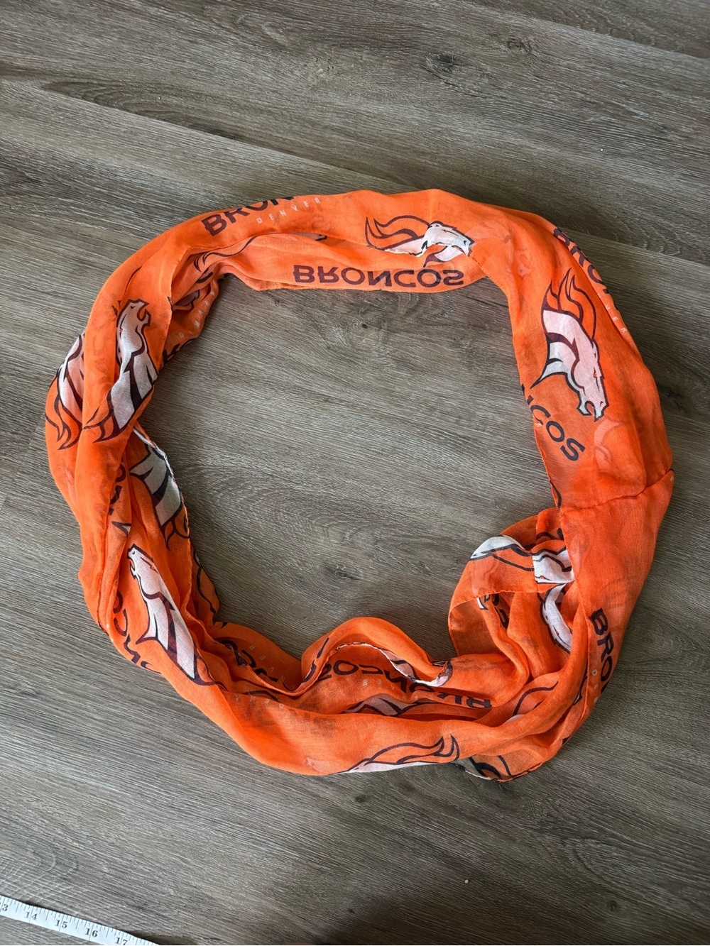 Little Earth Productions Denver Broncos Orange Infinity Scarf